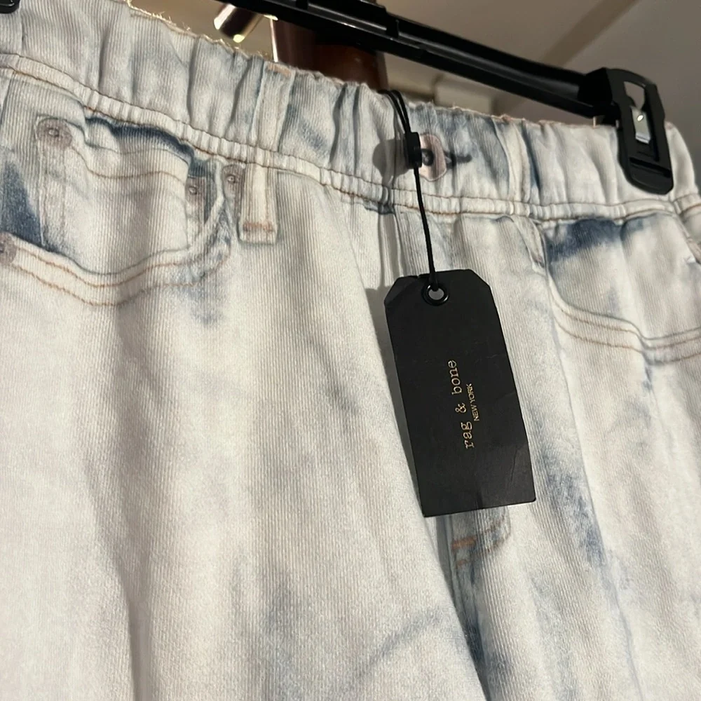rag & bone Light Blue Jogger Jeans - Picture 3 of 7